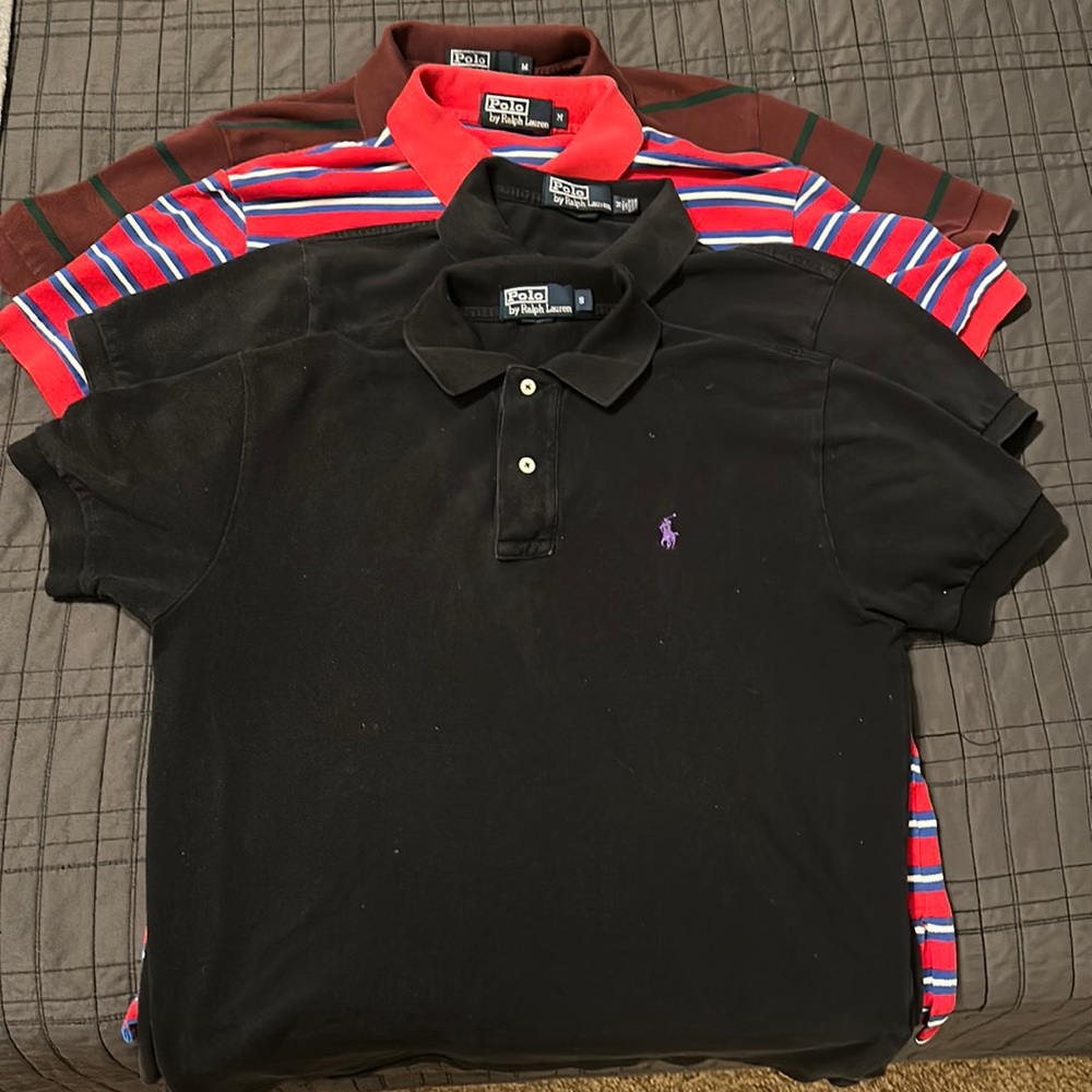 4 Men’s Ralph Lauren polos